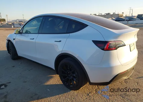 2022 Tesla Model Y Long Range Dual Motor All-Wheel Drive из США, поврежденный, VIN 7SAYGDEE1NF554945